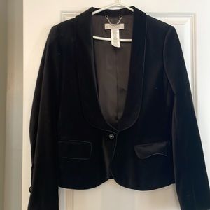 - Malene birger velvet tuxedo blazer. Size 10